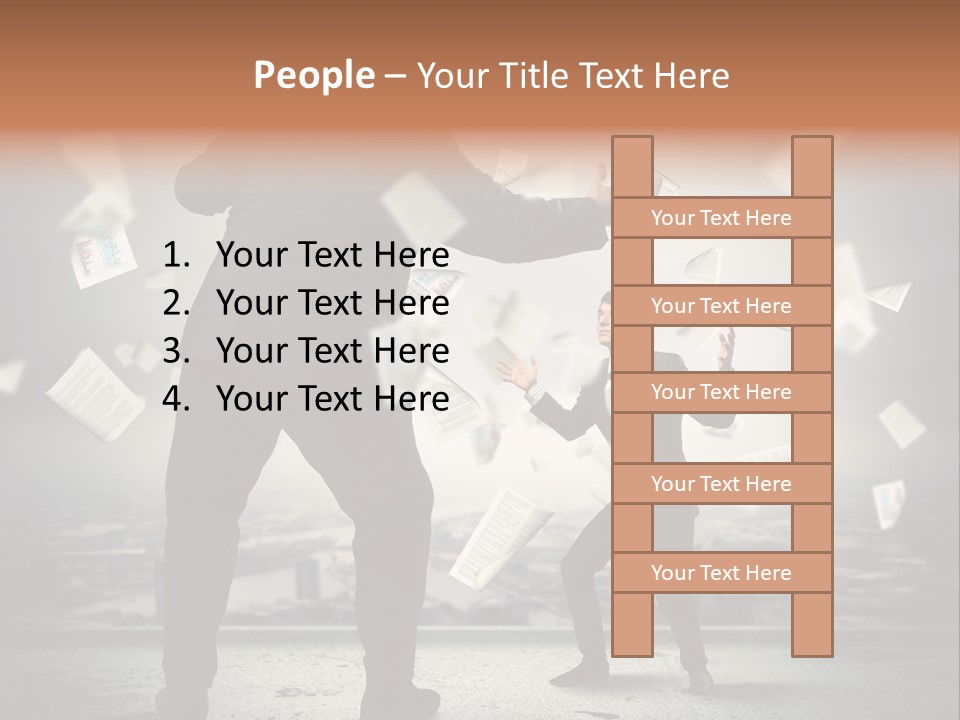 Affair Controversy Chief PowerPoint Template