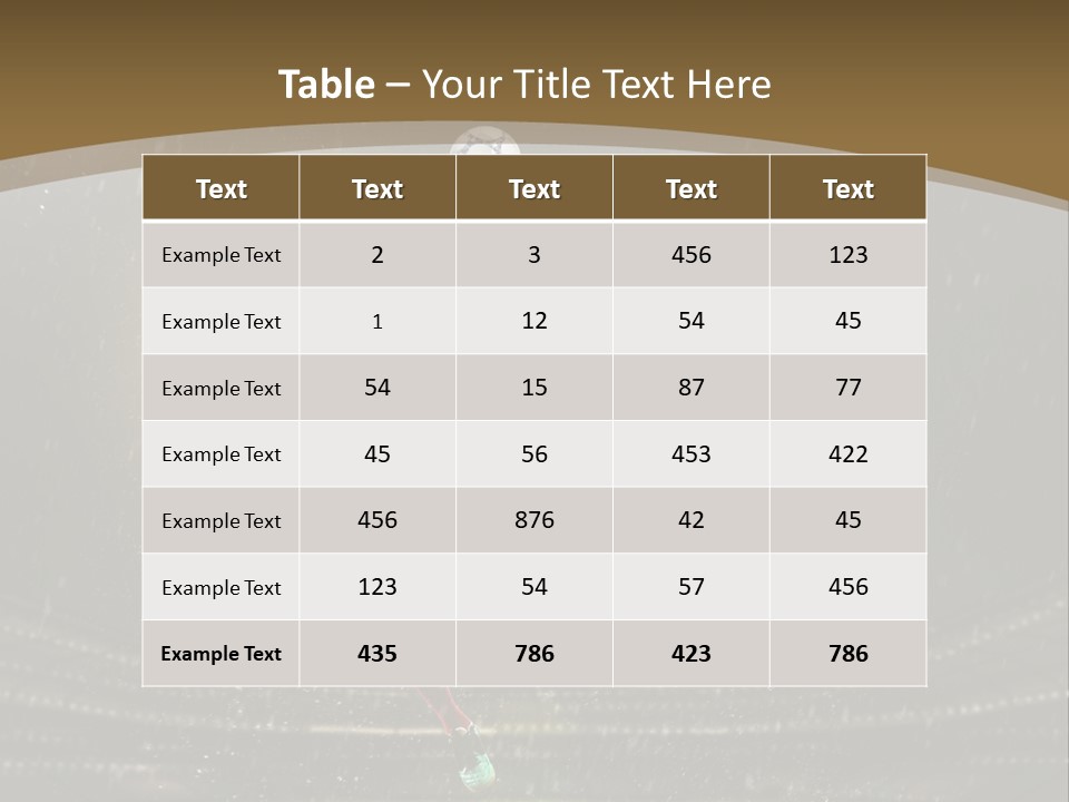 Grass Rain Weather PowerPoint Template