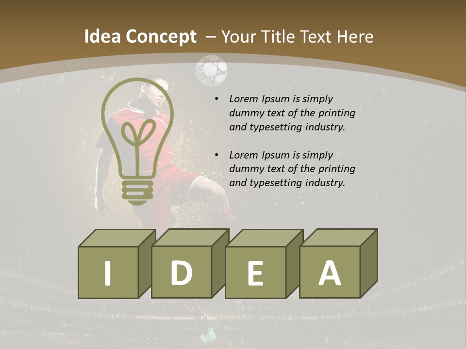 Grass Rain Weather PowerPoint Template