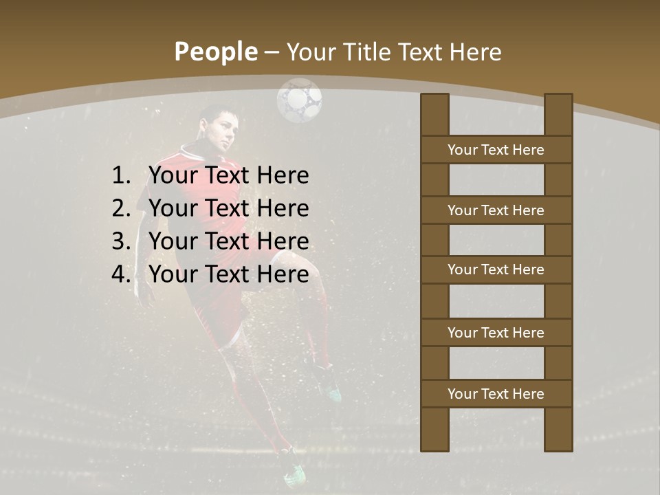 Grass Rain Weather PowerPoint Template