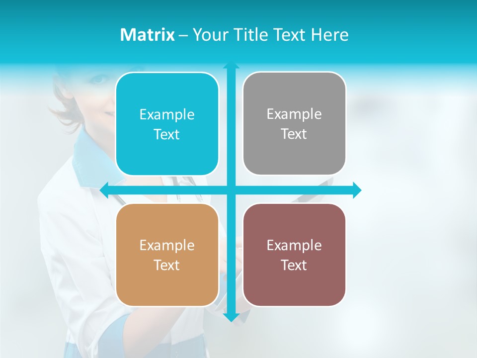 Tablet Worker  PowerPoint Template