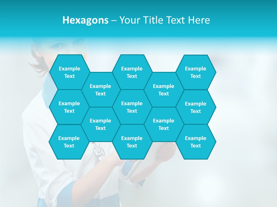 Tablet Worker  PowerPoint Template