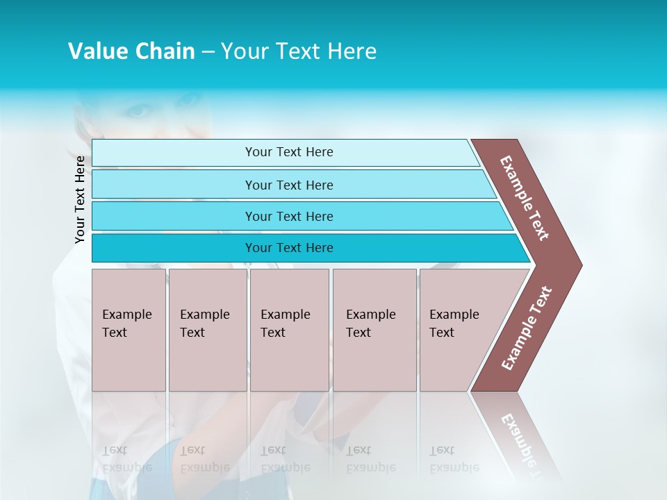 Tablet Worker  PowerPoint Template