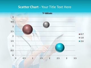 Tablet Worker  PowerPoint Template