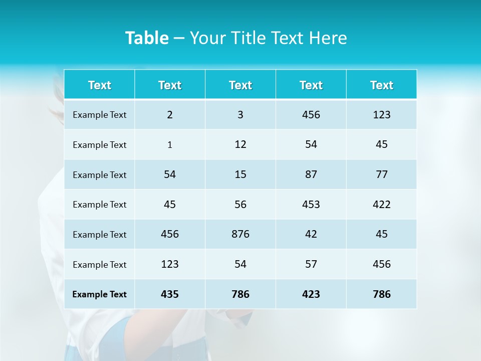 Tablet Worker  PowerPoint Template