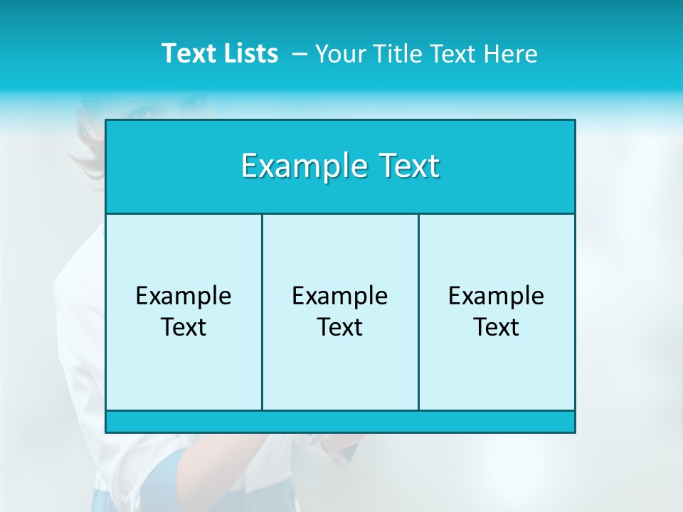 Tablet Worker  PowerPoint Template