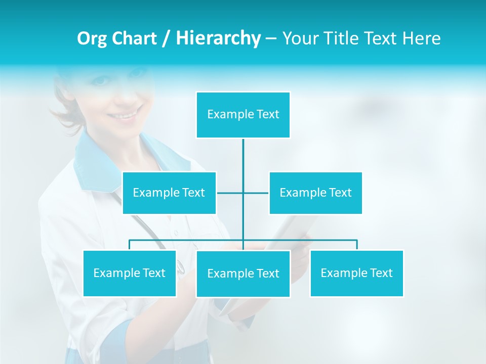 Tablet Worker  PowerPoint Template