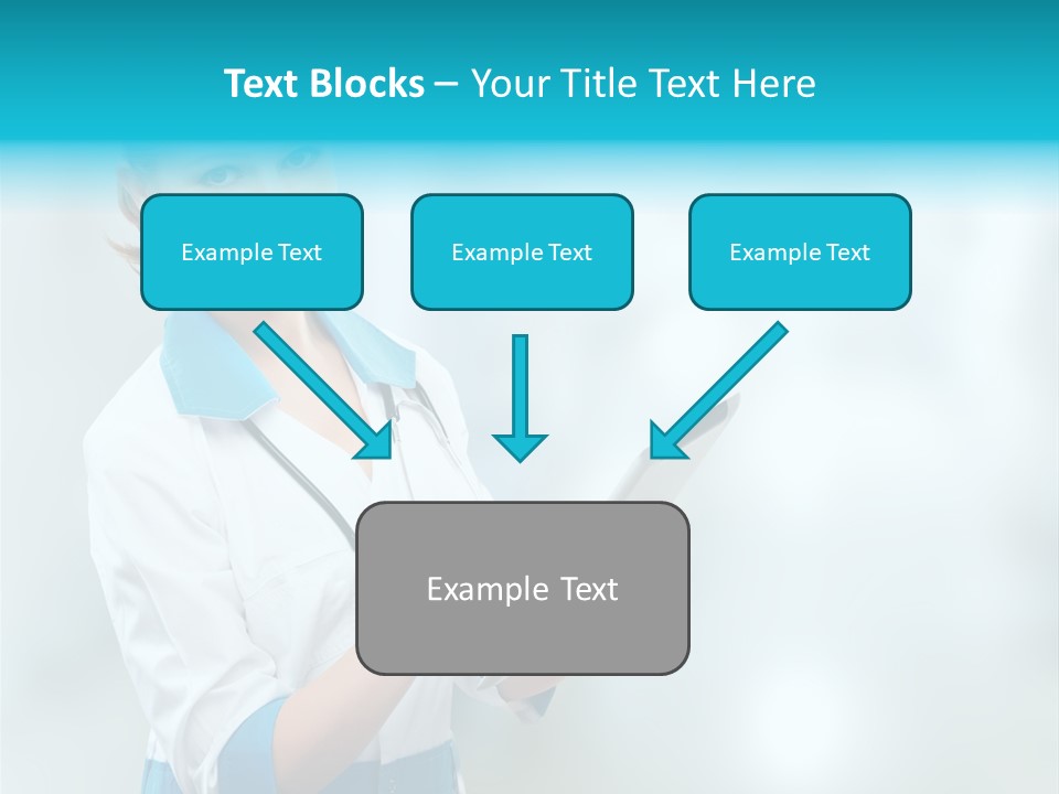 Tablet Worker  PowerPoint Template