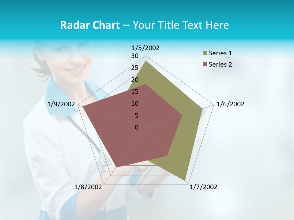 Tablet Worker  PowerPoint Template