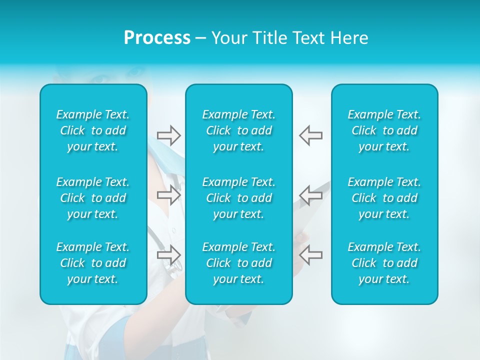 Tablet Worker  PowerPoint Template