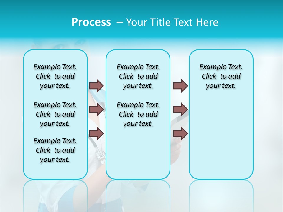 Tablet Worker  PowerPoint Template