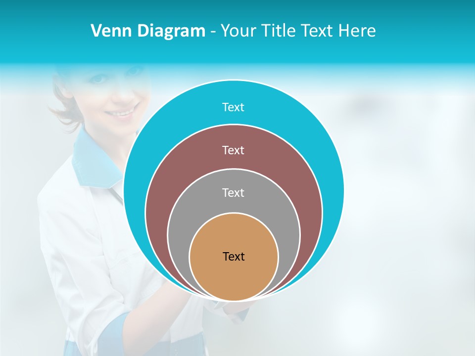 Tablet Worker  PowerPoint Template