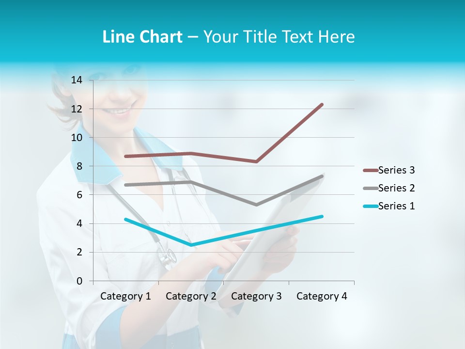 Tablet Worker  PowerPoint Template