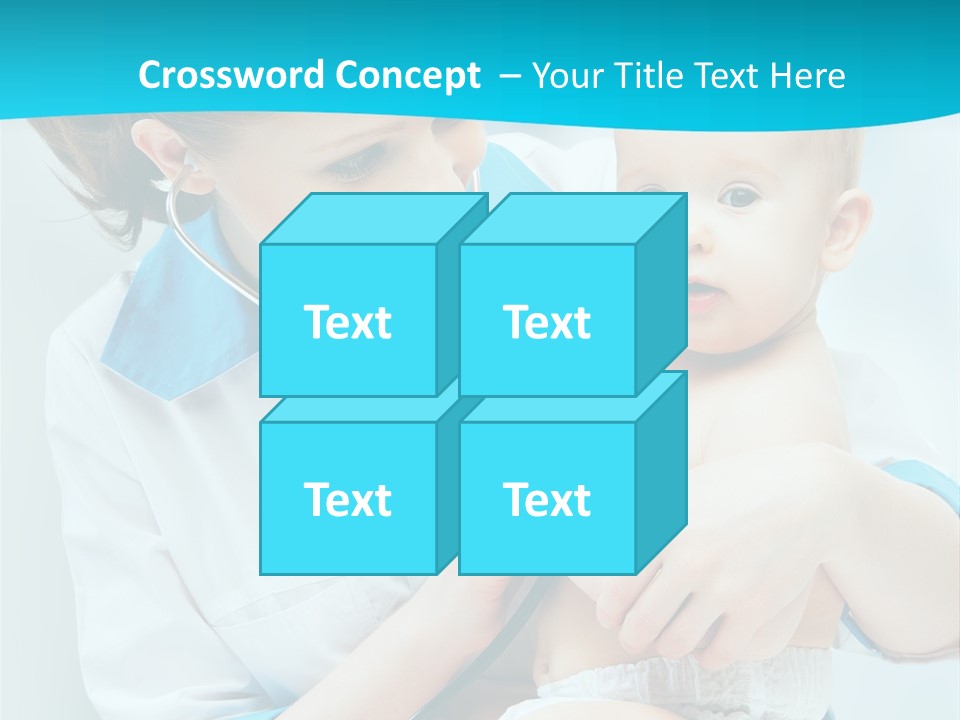 Sick Toddler Kid PowerPoint Template