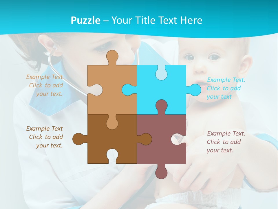 Sick Toddler Kid PowerPoint Template
