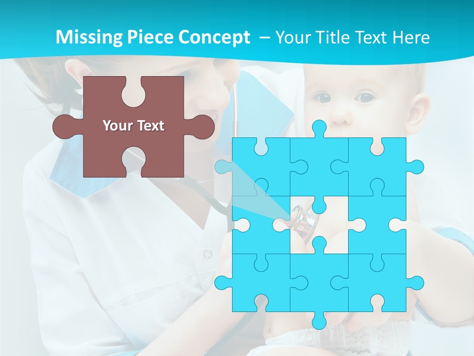 Sick Toddler Kid PowerPoint Template