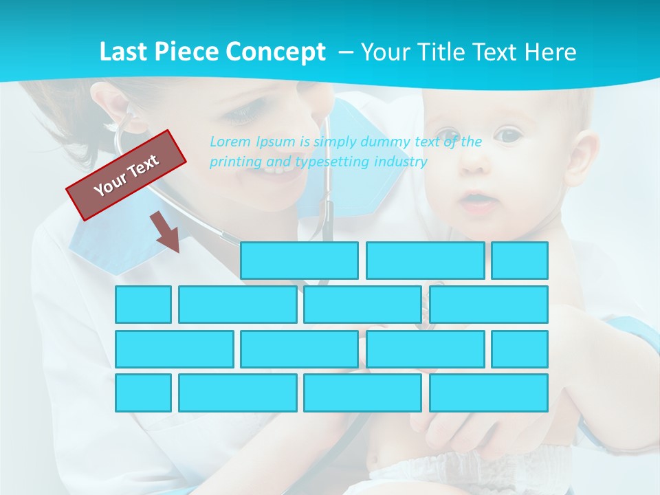 Sick Toddler Kid PowerPoint Template