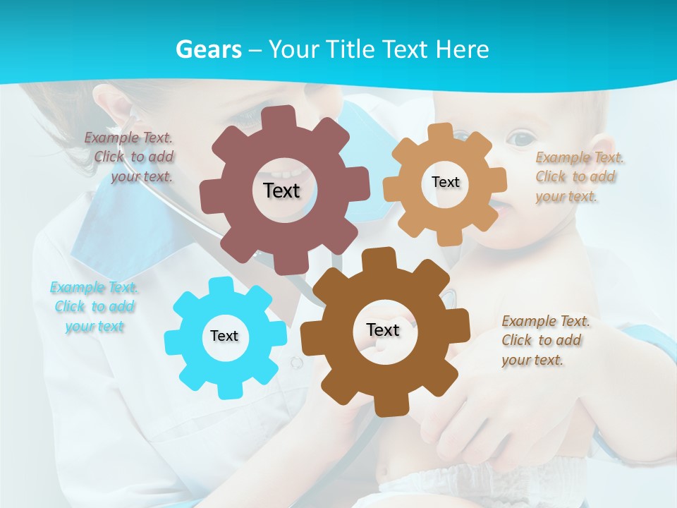 Sick Toddler Kid PowerPoint Template