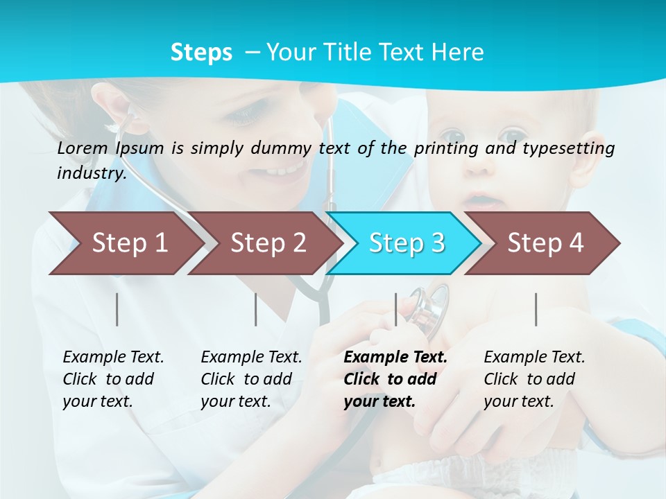 Sick Toddler Kid PowerPoint Template