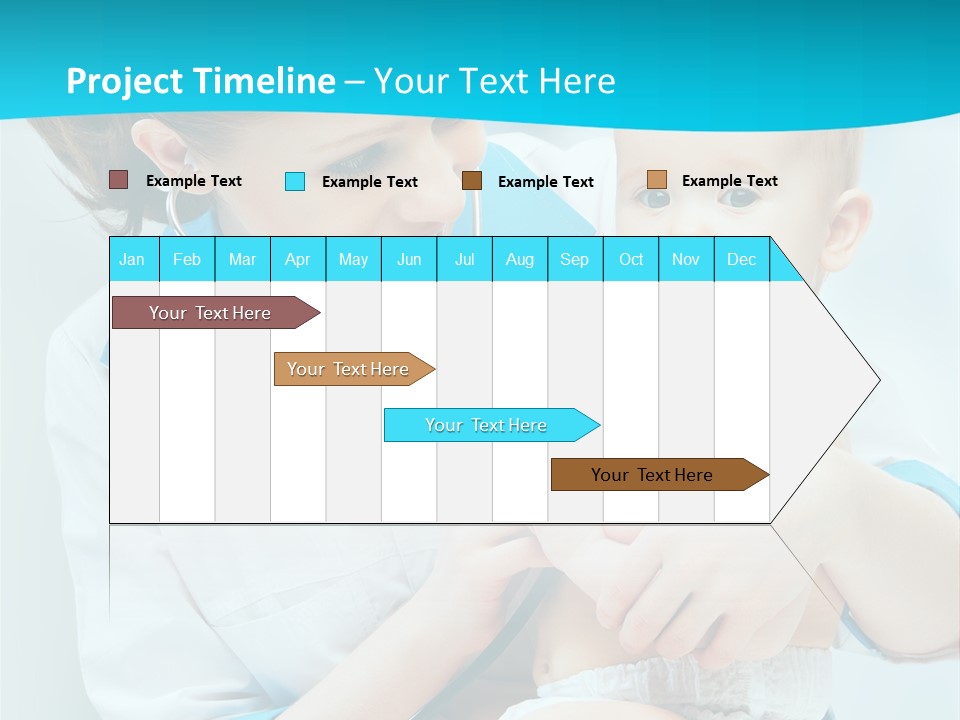 Sick Toddler Kid PowerPoint Template