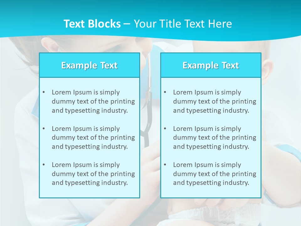 Sick Toddler Kid PowerPoint Template