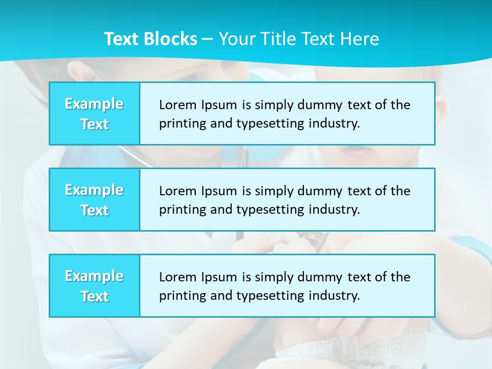 Sick Toddler Kid PowerPoint Template