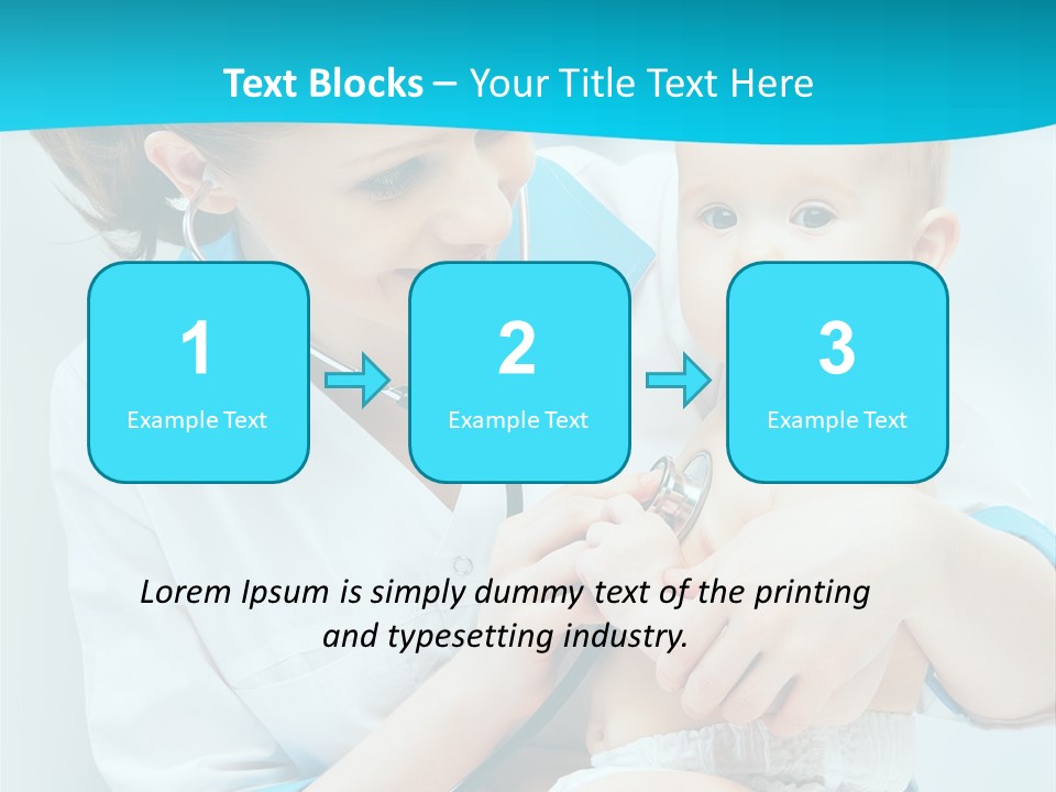 Sick Toddler Kid PowerPoint Template