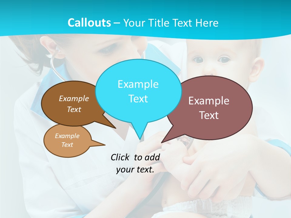 Sick Toddler Kid PowerPoint Template