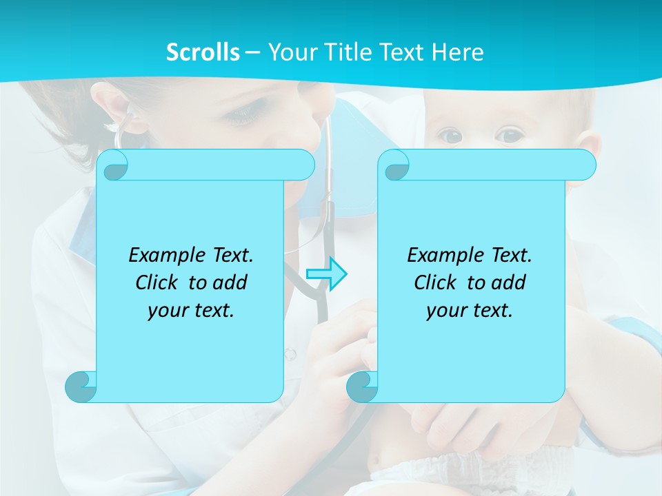 Sick Toddler Kid PowerPoint Template