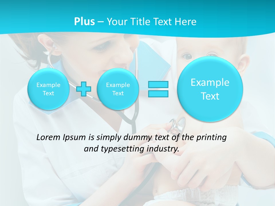 Sick Toddler Kid PowerPoint Template