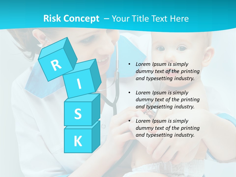 Sick Toddler Kid PowerPoint Template