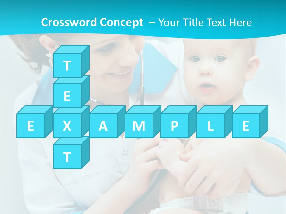 Sick Toddler Kid PowerPoint Template