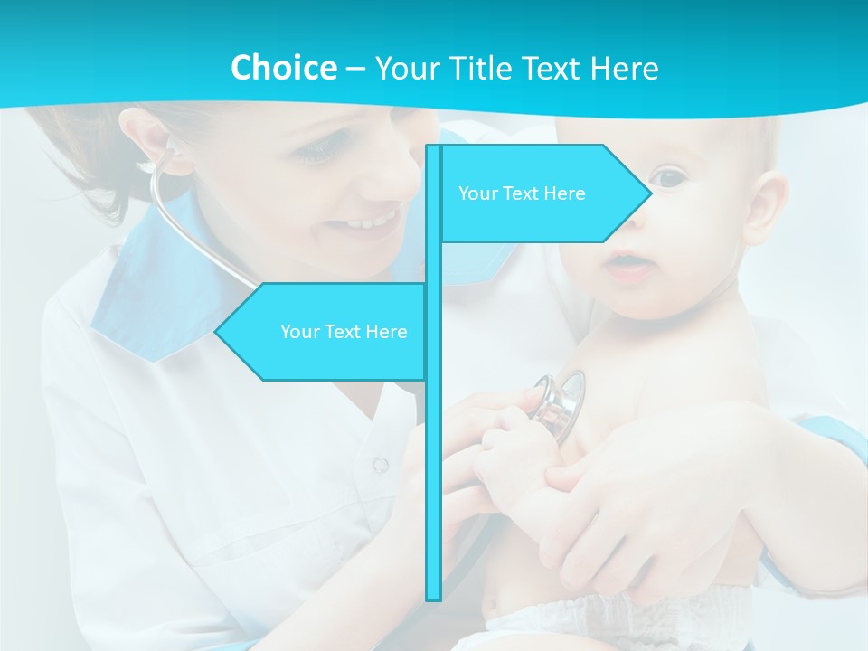 Sick Toddler Kid PowerPoint Template