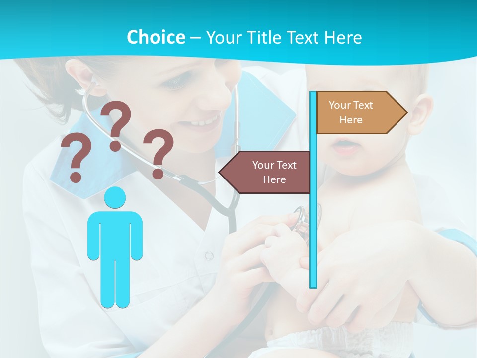 Sick Toddler Kid PowerPoint Template