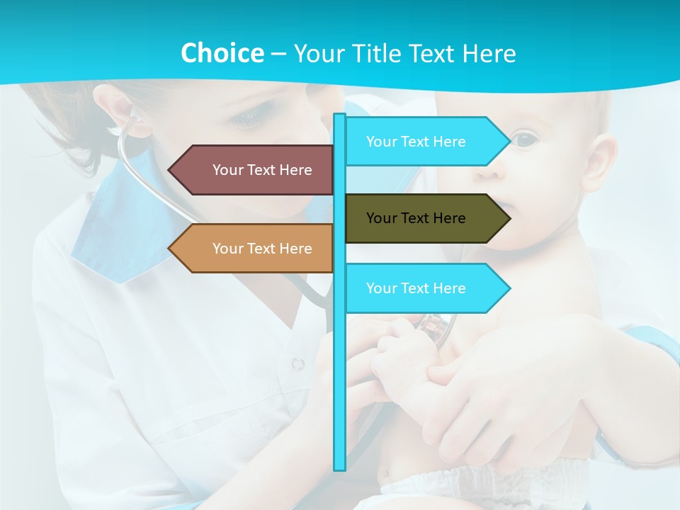 Sick Toddler Kid PowerPoint Template