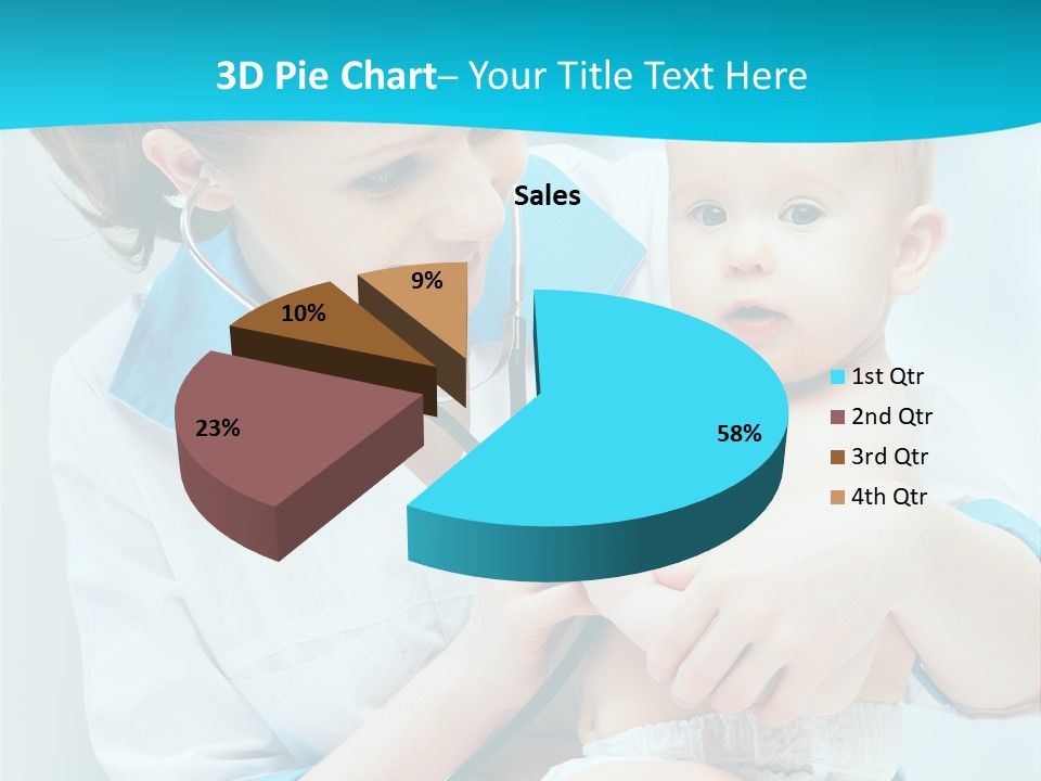Sick Toddler Kid PowerPoint Template