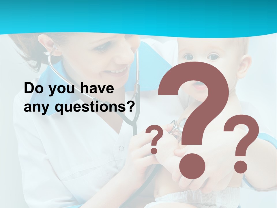 Sick Toddler Kid PowerPoint Template