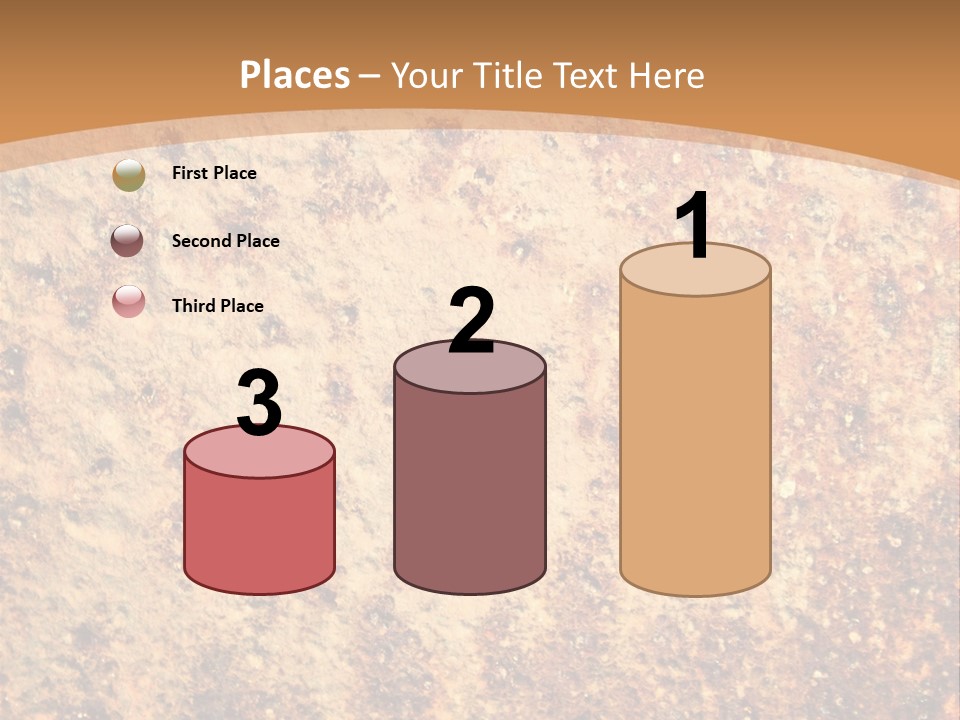 Rough Orange Rusted PowerPoint Template