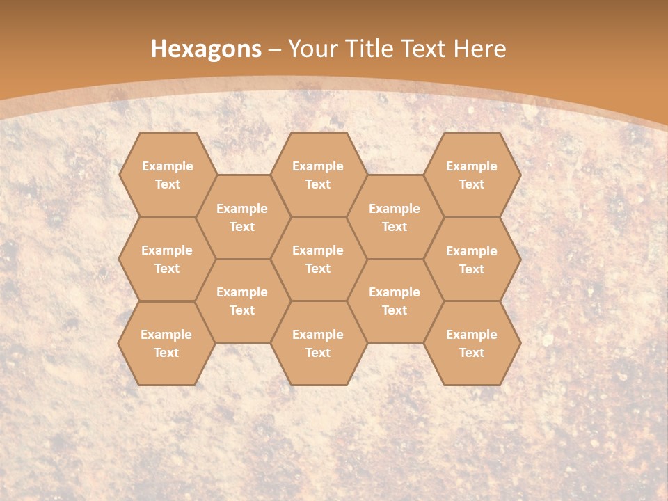 Rough Orange Rusted PowerPoint Template