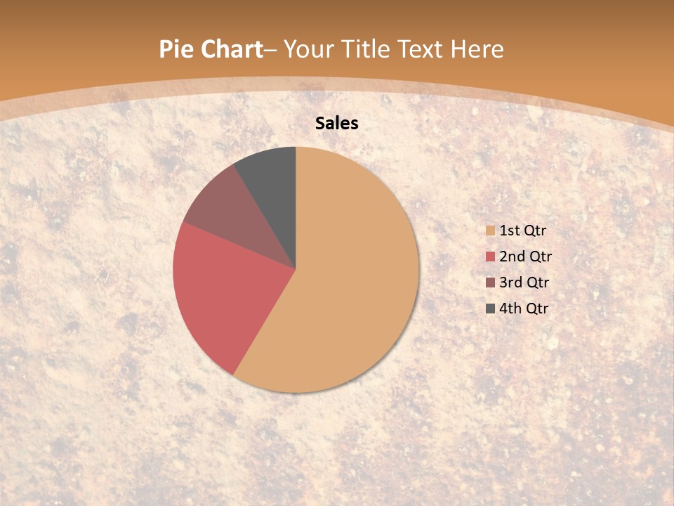 Rough Orange Rusted PowerPoint Template