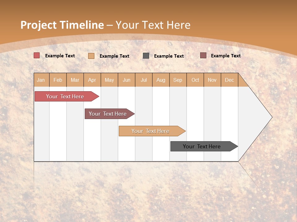 Rough Orange Rusted PowerPoint Template