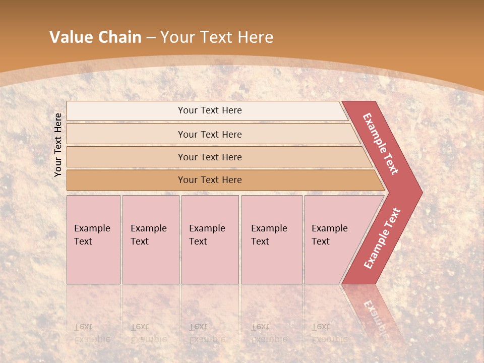 Rough Orange Rusted PowerPoint Template