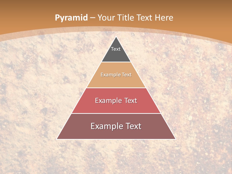 Rough Orange Rusted PowerPoint Template