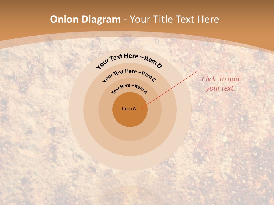 Rough Orange Rusted PowerPoint Template