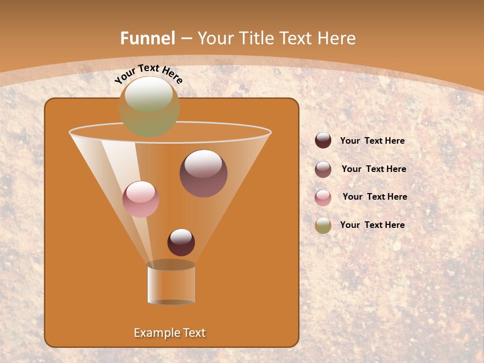 Rough Orange Rusted PowerPoint Template