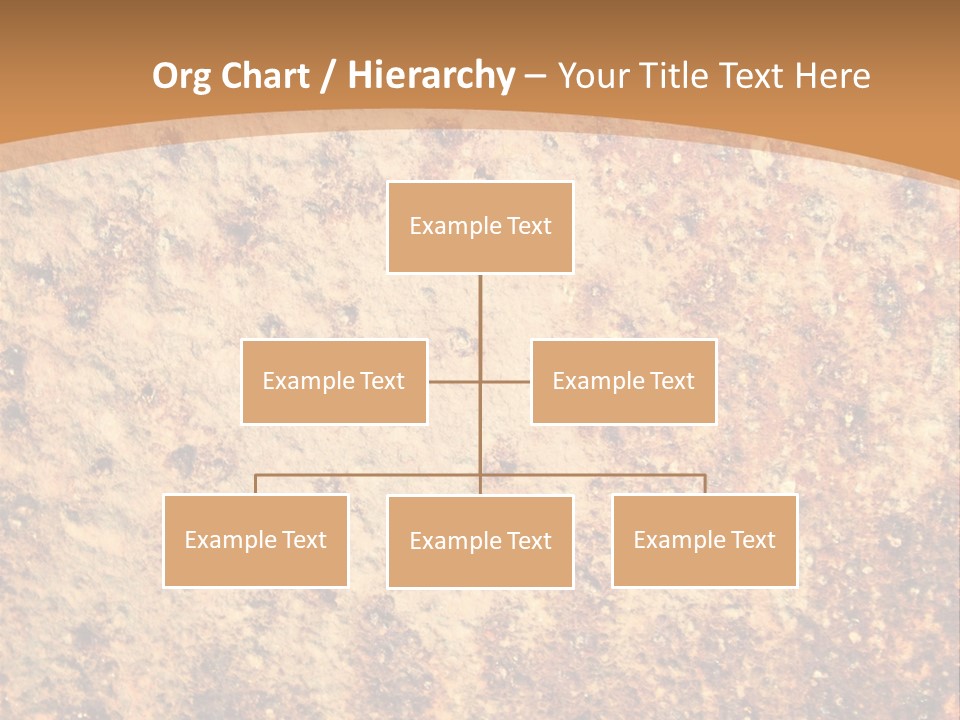 Rough Orange Rusted PowerPoint Template