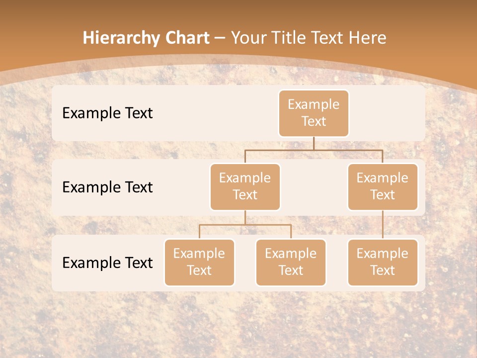 Rough Orange Rusted PowerPoint Template