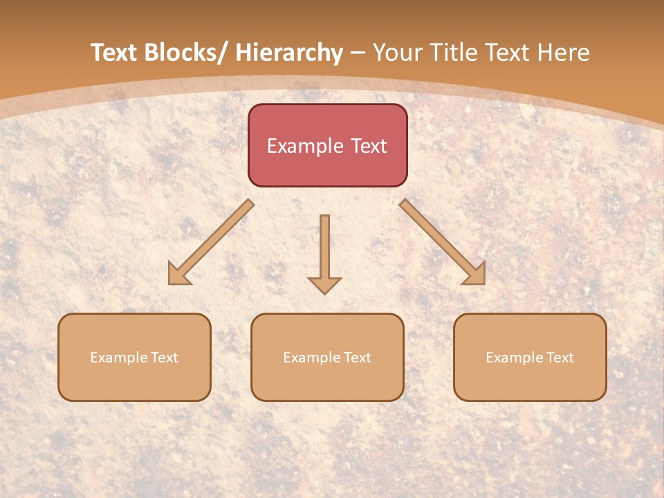 Rough Orange Rusted PowerPoint Template