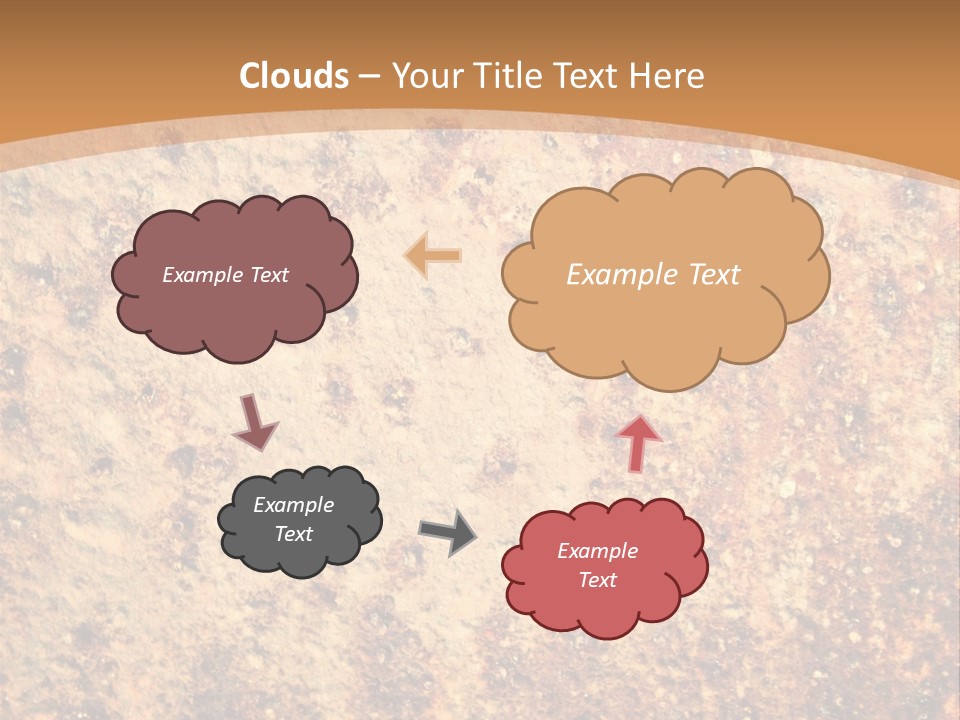 Rough Orange Rusted PowerPoint Template