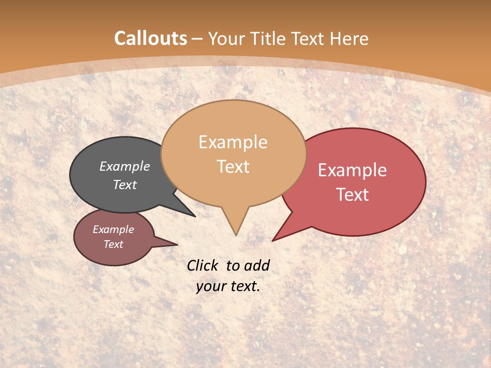 Rough Orange Rusted PowerPoint Template